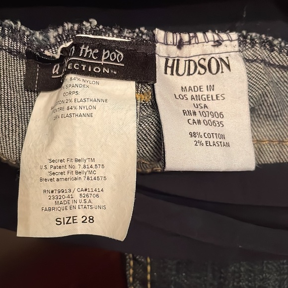 Hudson / Pea in the Pod maternity bootcut jeans 28 - Picture 7 of 10